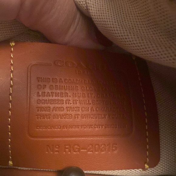 Coach White and Multicolor Leather Bag - Picture 11 of 11